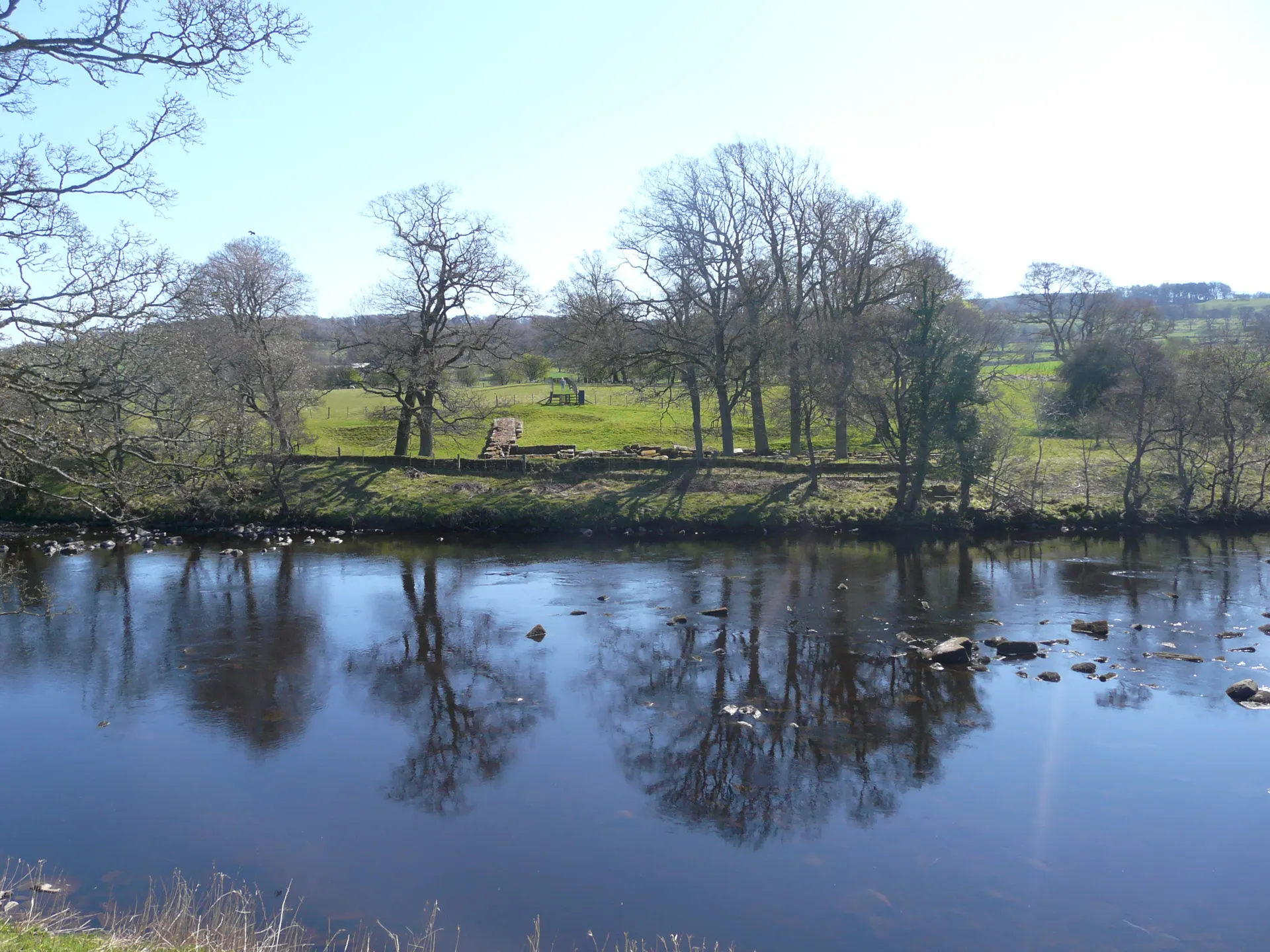 Chesters Bridge Abutment - Hadrian's Wall