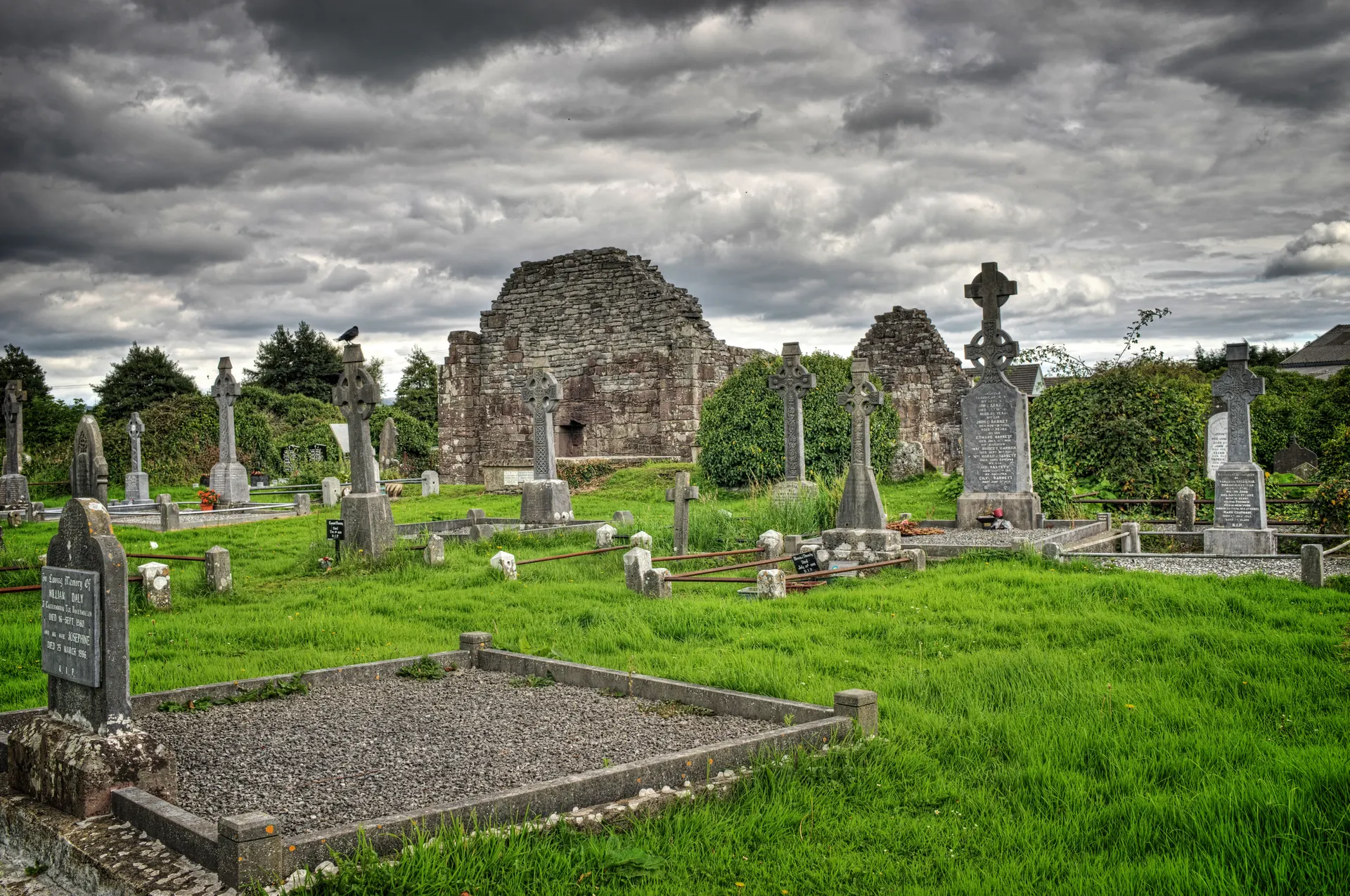 Ratass Church and Ogham Stone