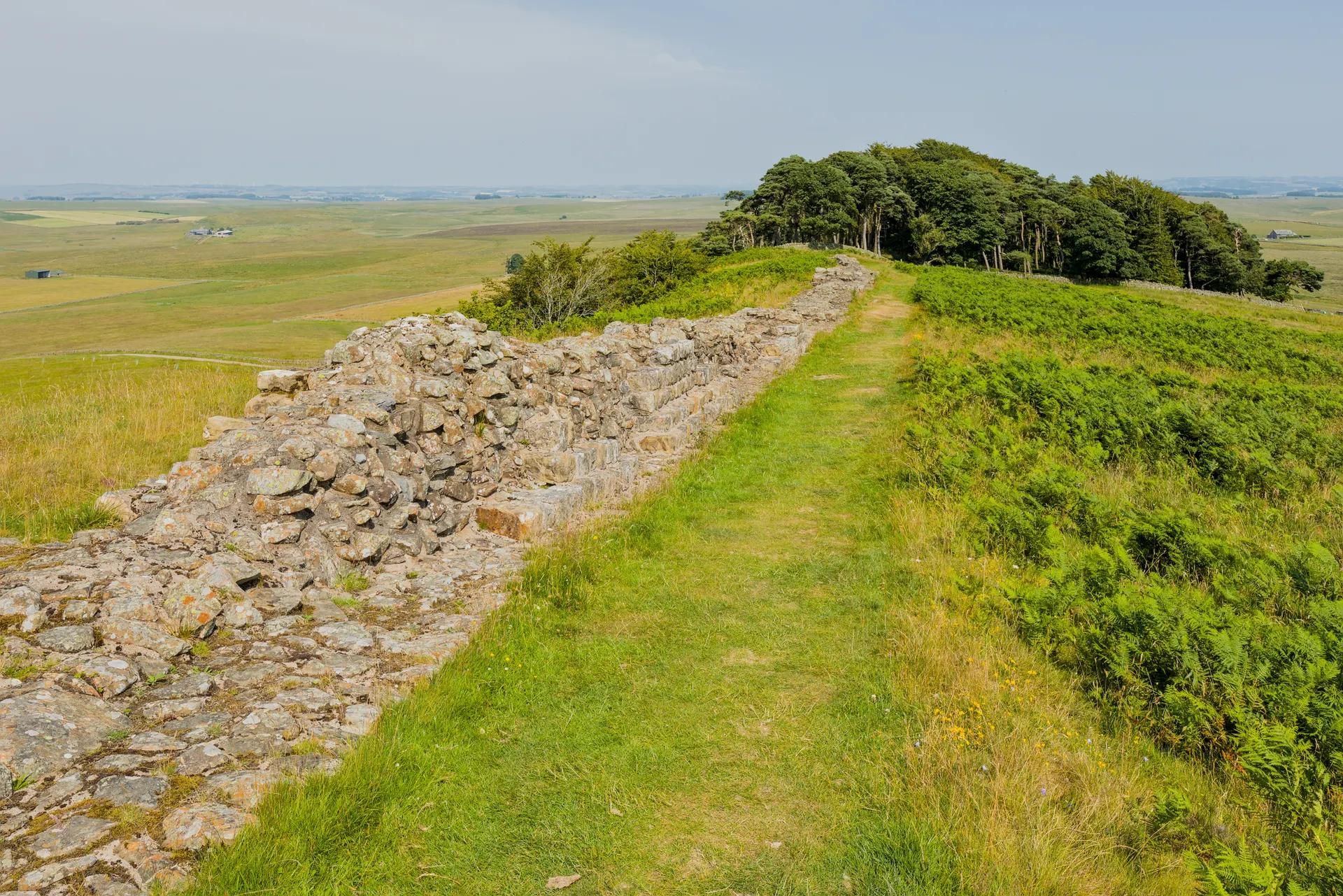 Sewingshields Wall - Hadrian's Wall