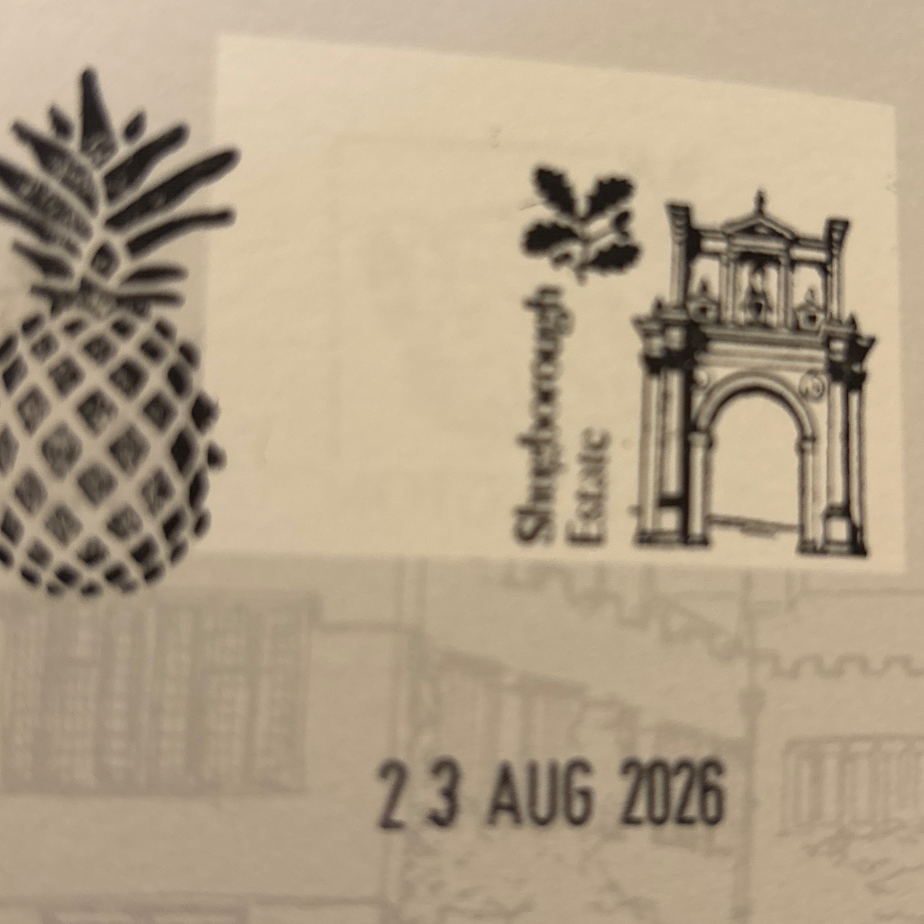 Official stamp shared by Jessica Breakell