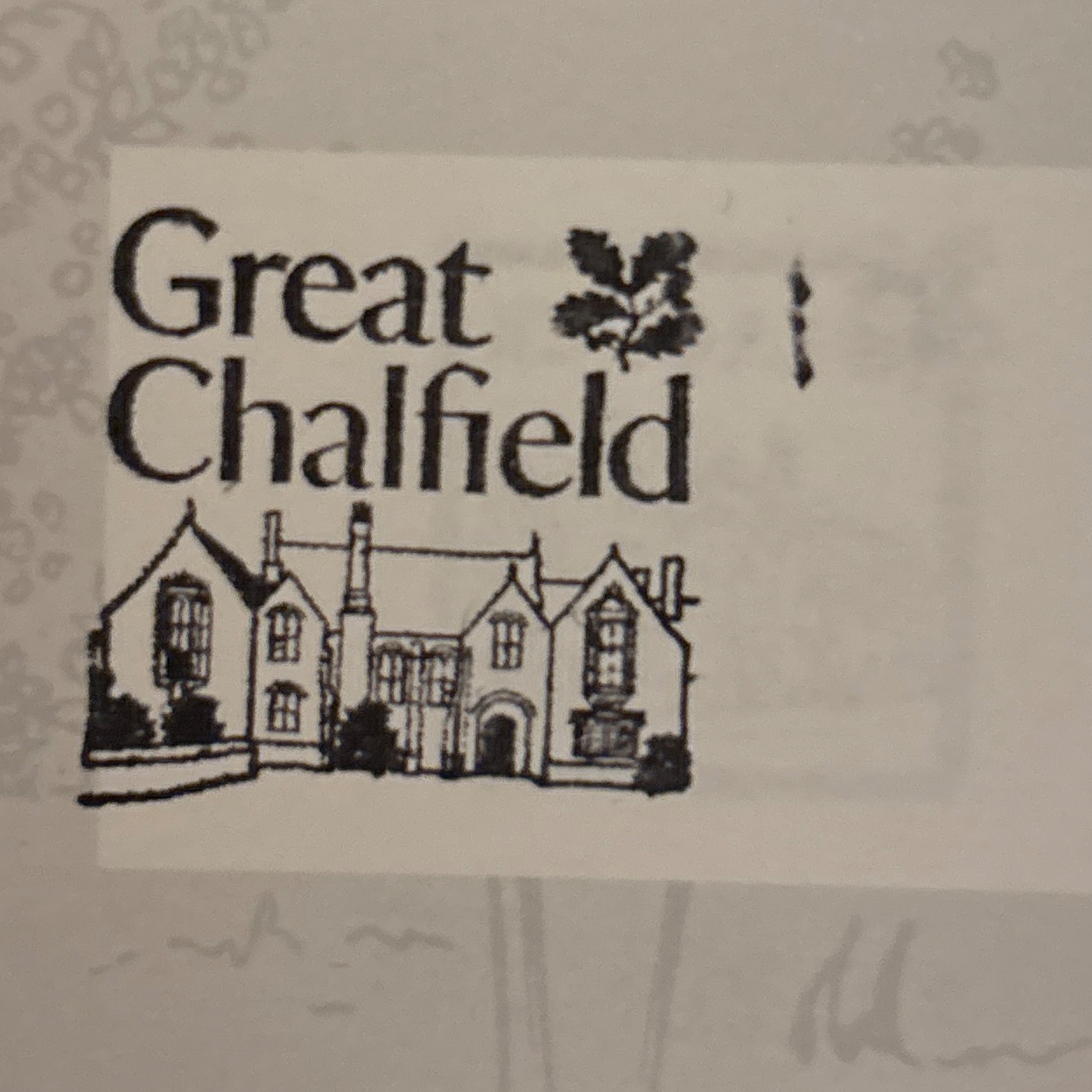 The stamp at Great Chalfield Manor