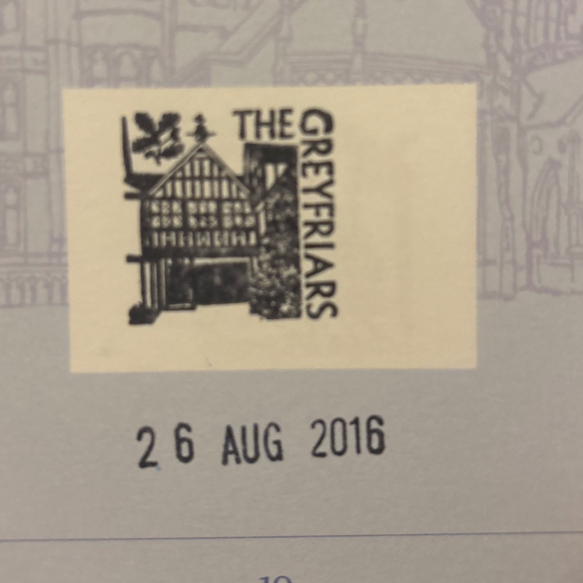 Official stamp shared by Jessica Breakell