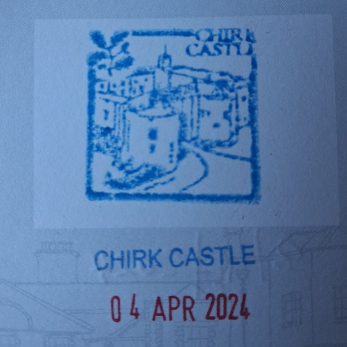 The stamp at Chirk Castle