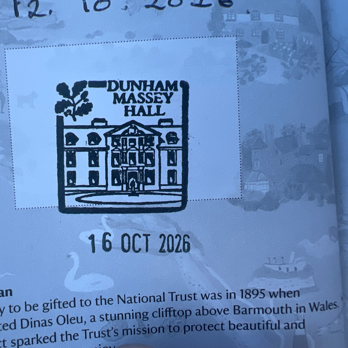Official stamp shared by Samantha Anderson