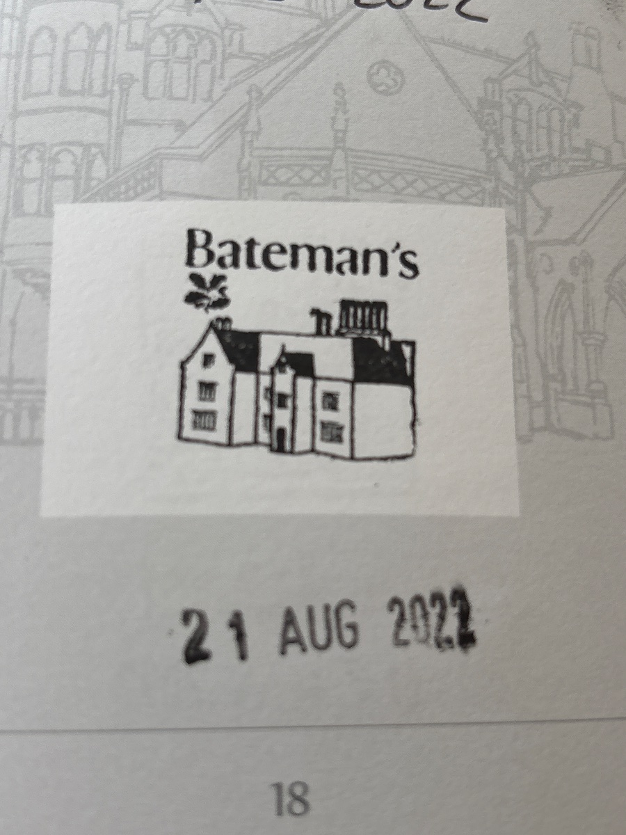 The stamp at Bateman's