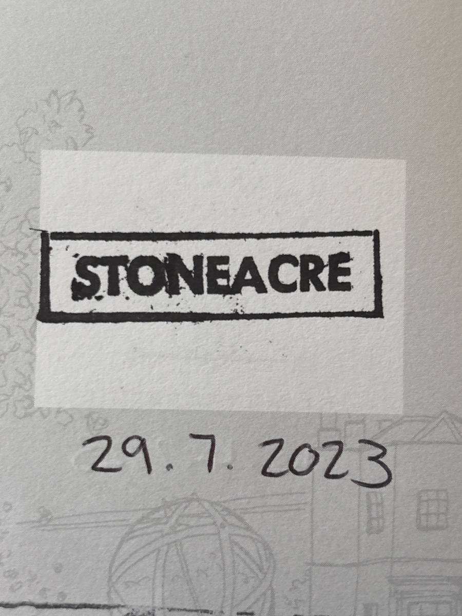 Official stamp shared by Charlotte Fox