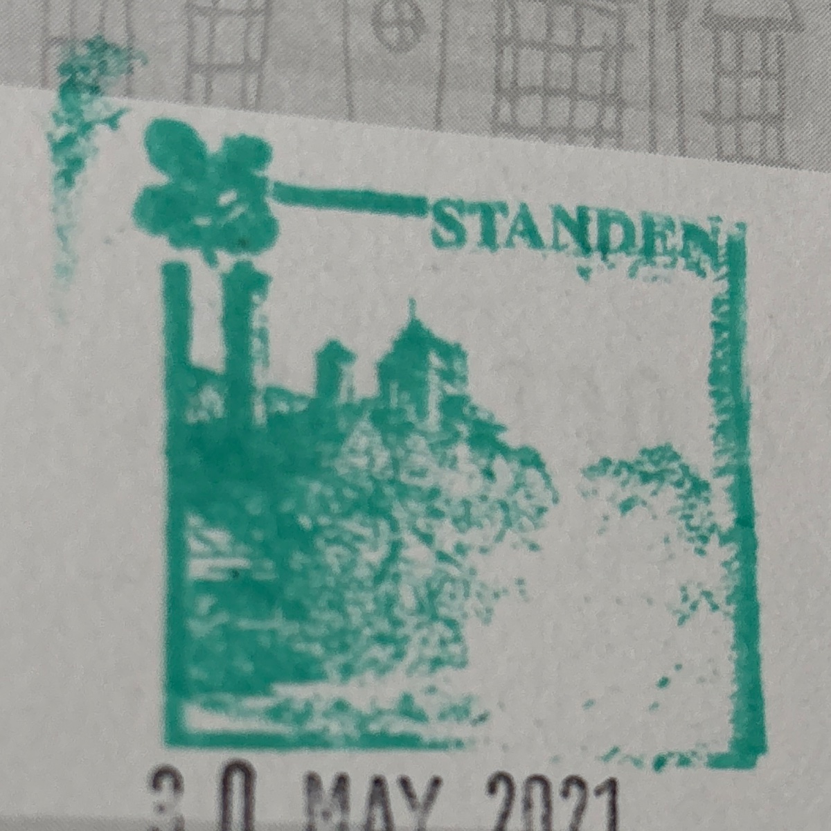 Official stamp shared by Charlotte Fox