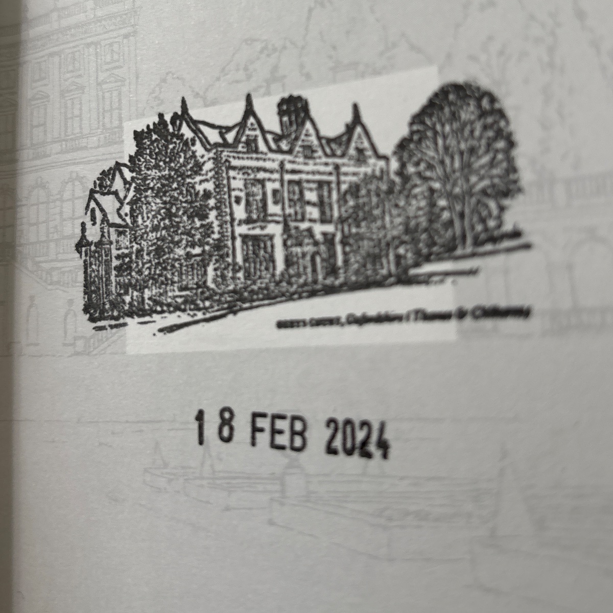 Official stamp shared by Charlotte Fox