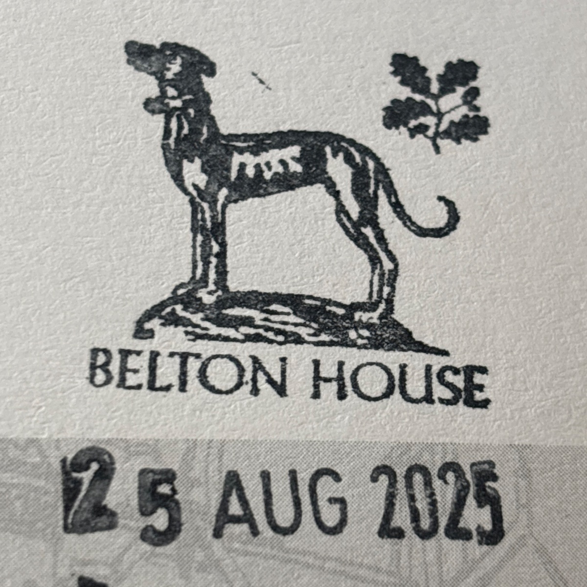Official stamp shared by Charlotte Fox