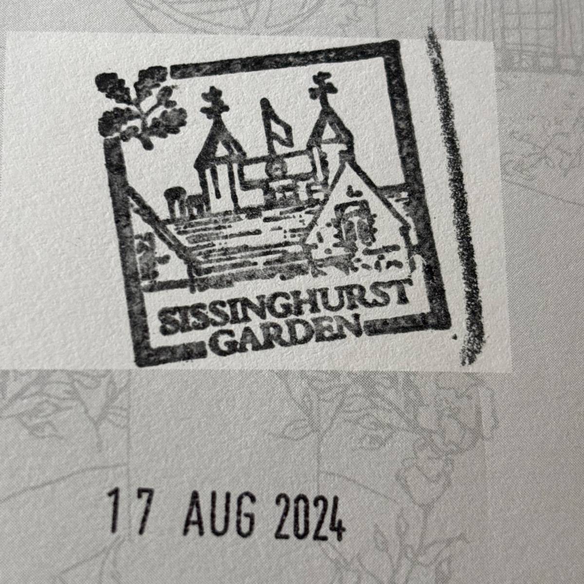 Official stamp shared by Charlotte Fox