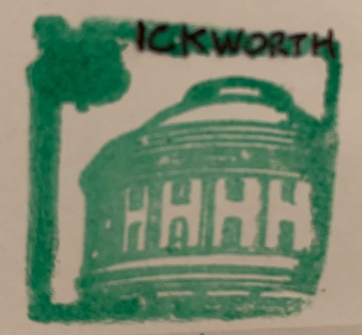 Official stamp shared by Hannah Carnley