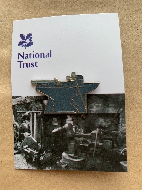 Pin badge at Finch Foundry