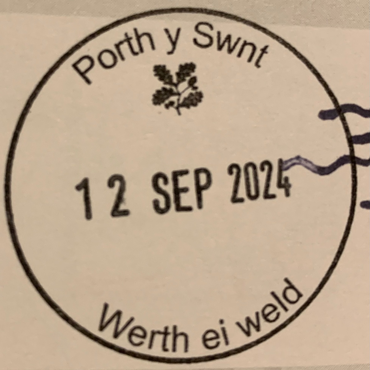 Official stamp shared by Hannah Carnley