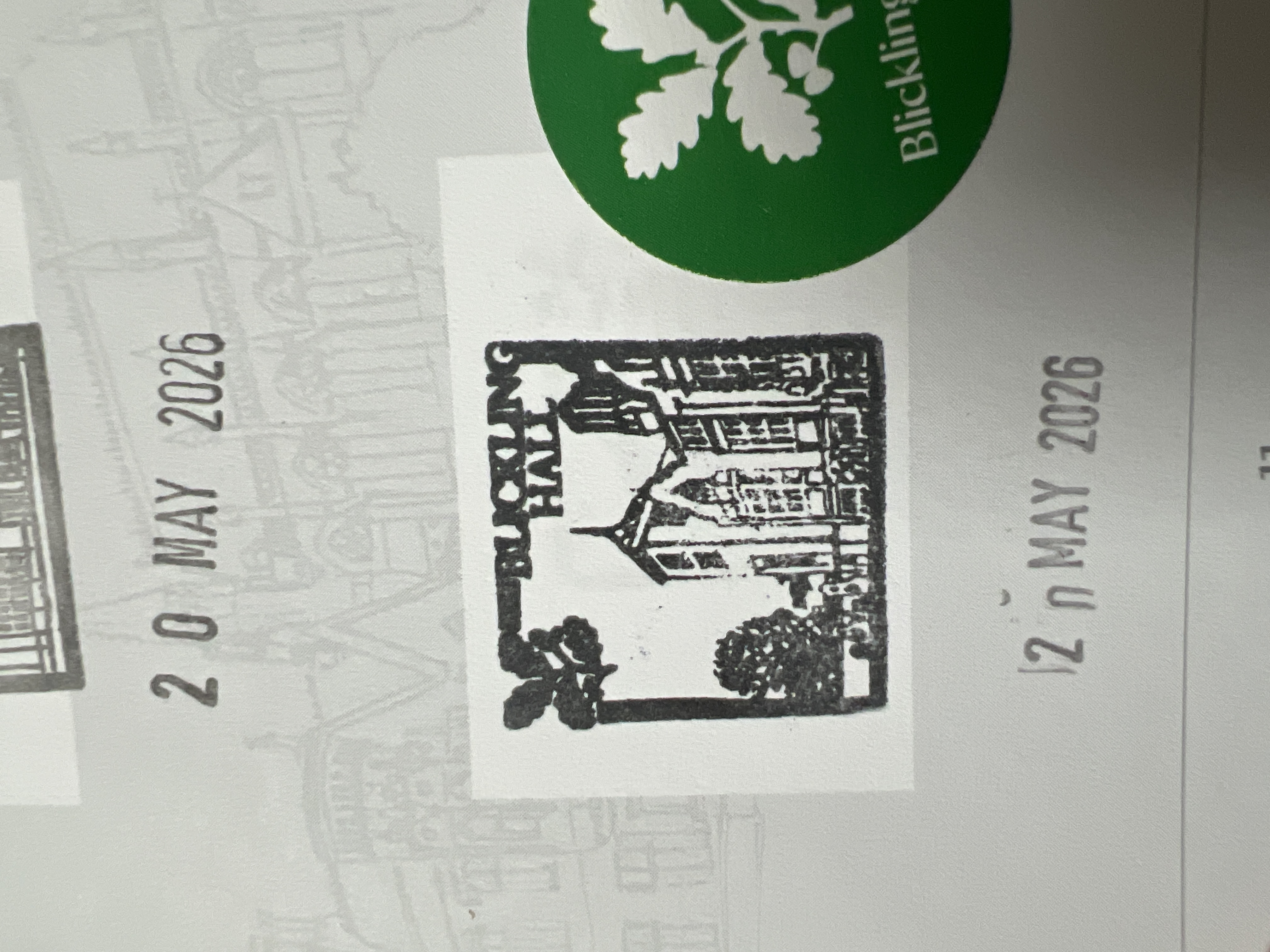 Official stamp shared by Hannah Wheatcroft