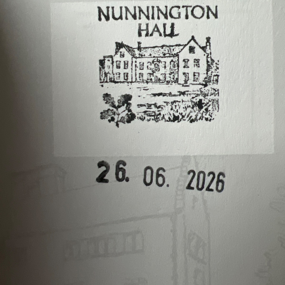 Official stamp shared by Hannah Wheatcroft