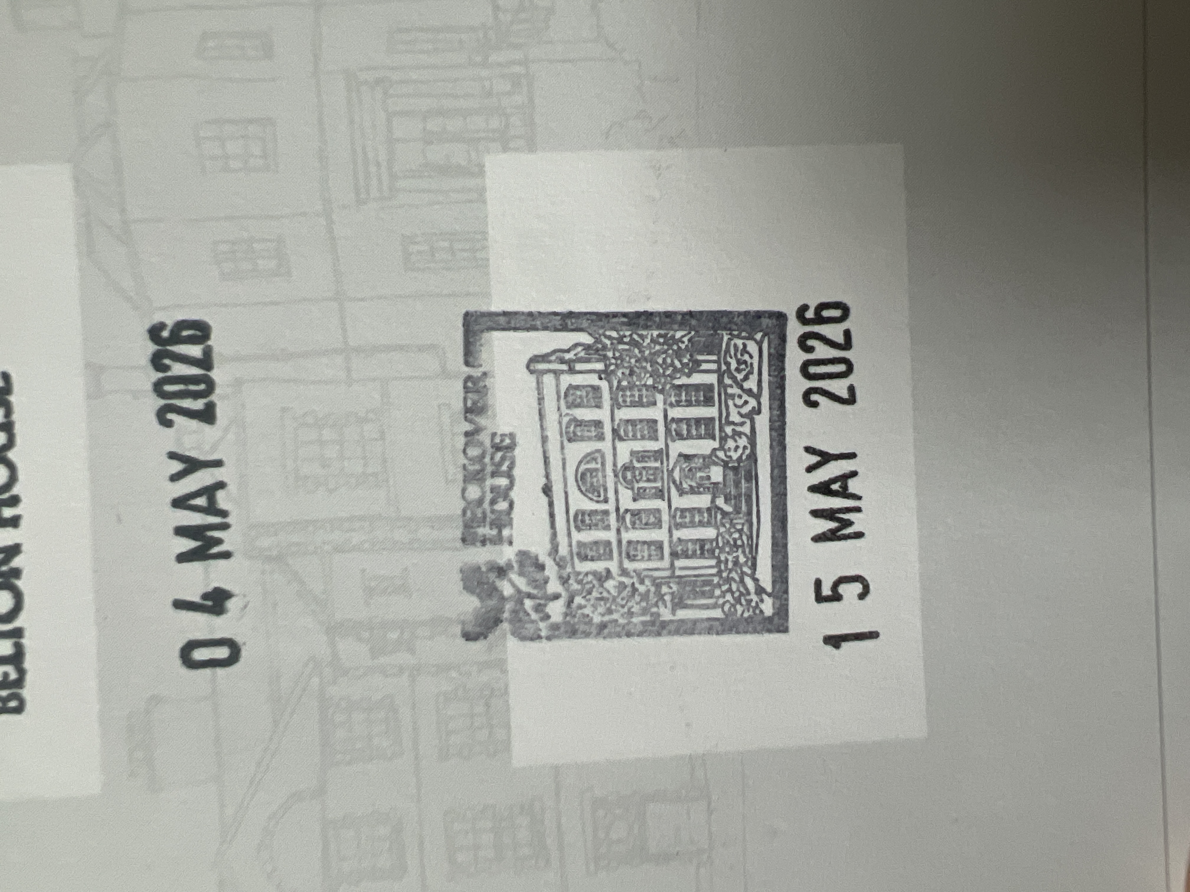 Official stamp shared by Hannah Wheatcroft