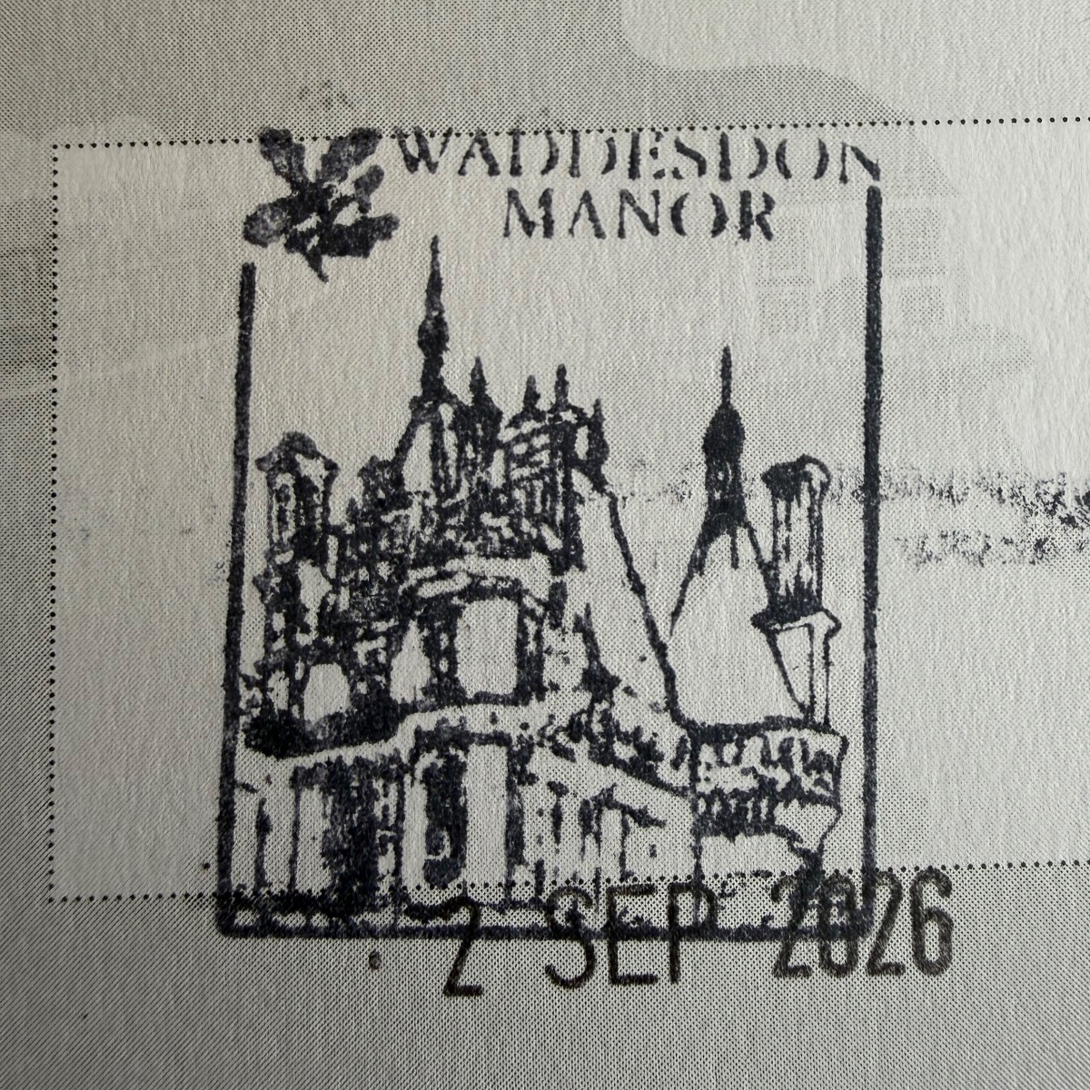 Official stamp shared by Fiona Hewer