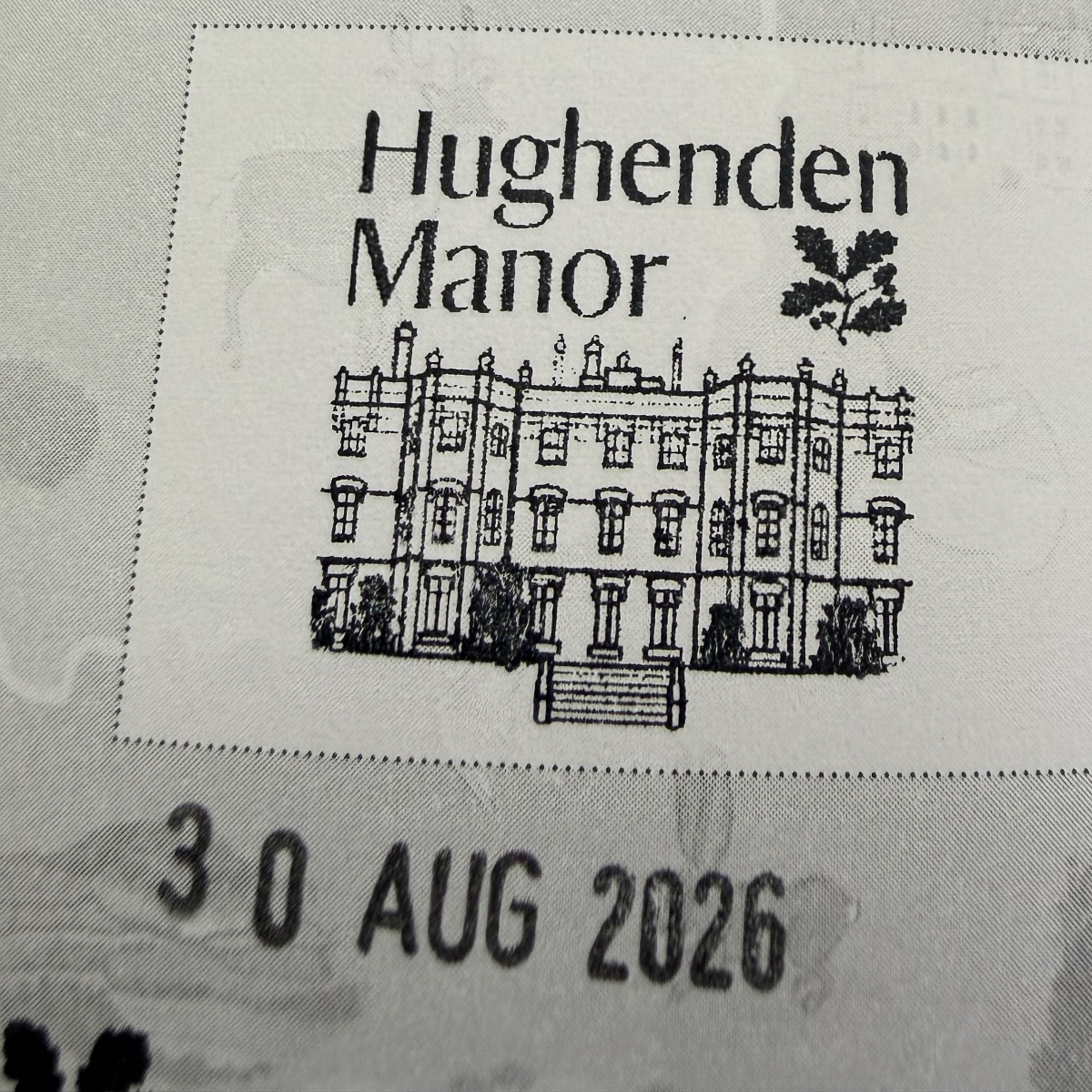 Official stamp shared by Fiona Hewer