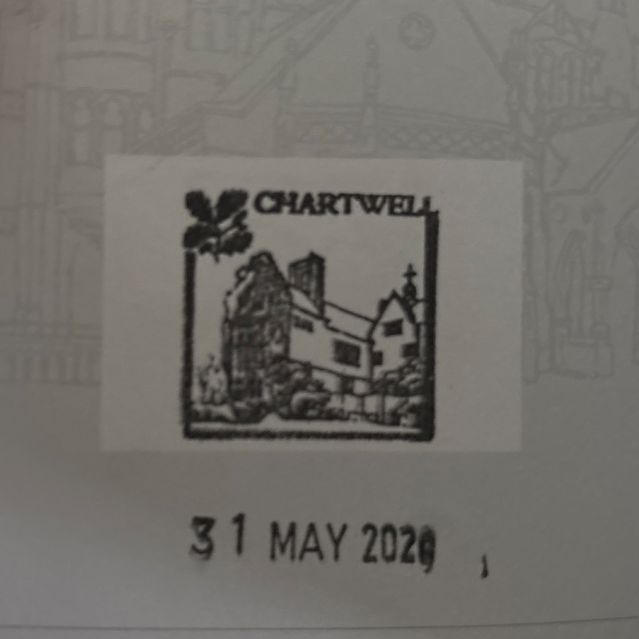 Official stamp shared by Sophie Clarke