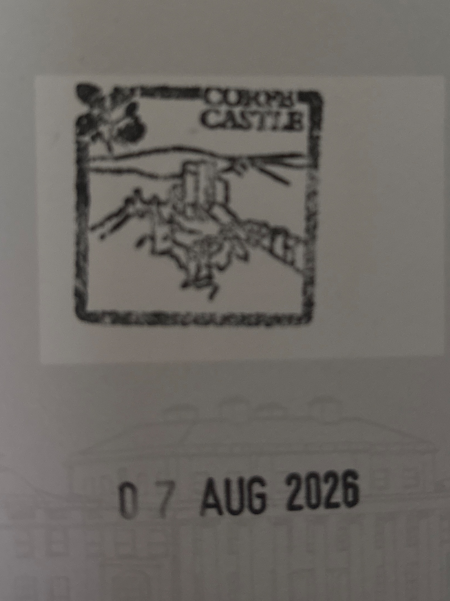 Official stamp shared by Sophie Clarke