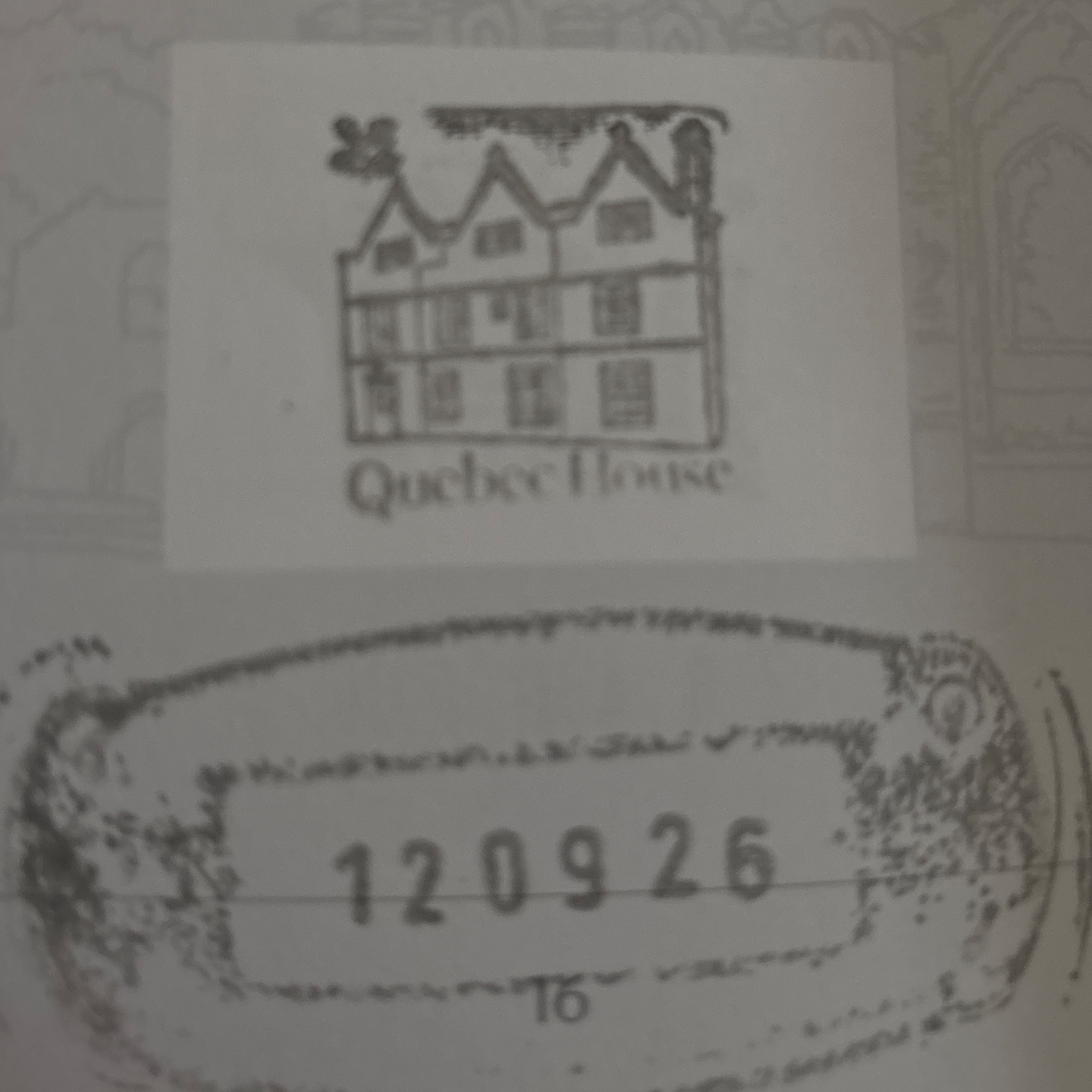 Official stamp shared by Sophie Clarke