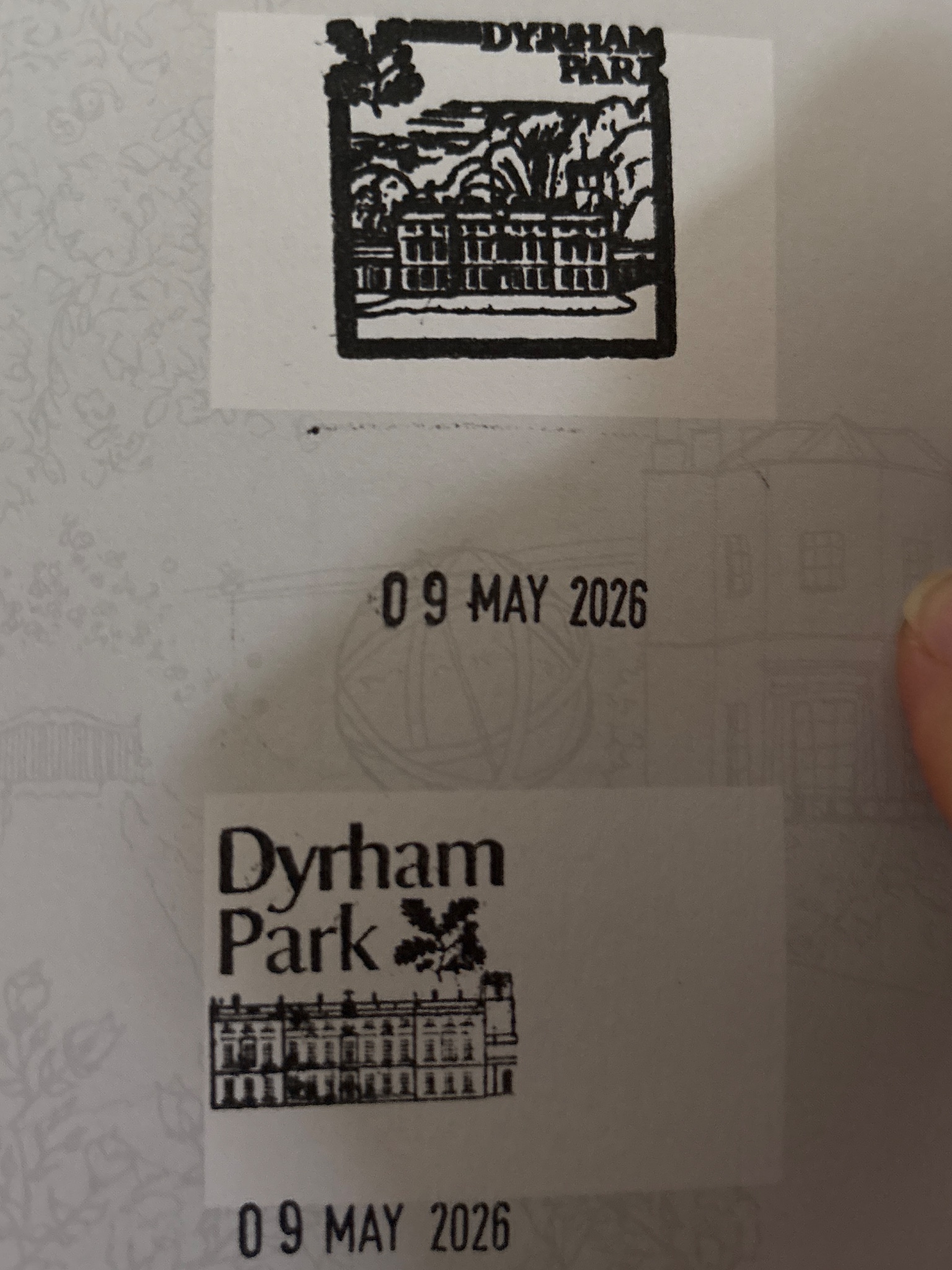 Official stamp shared by Sophie Clarke