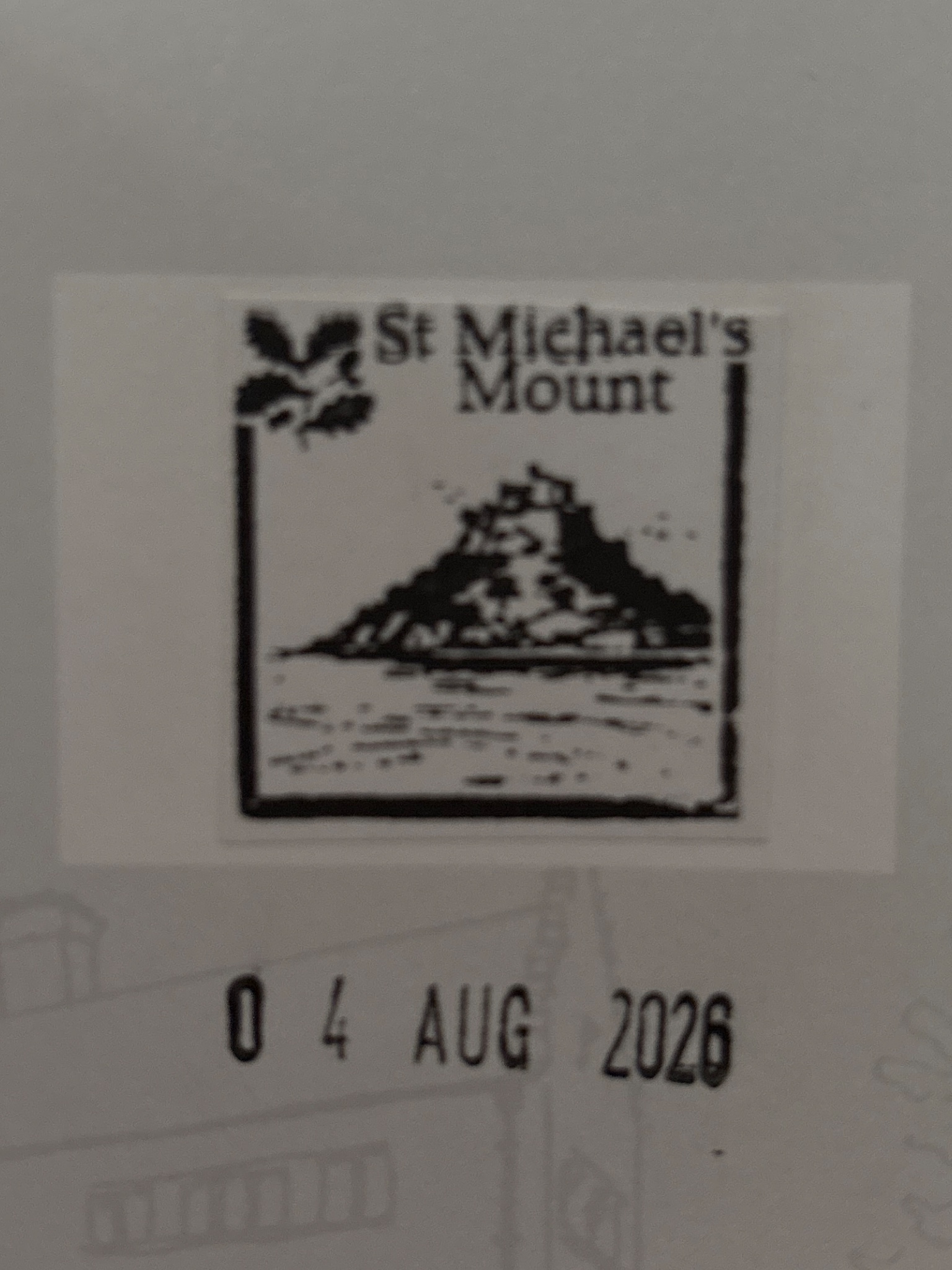 Official stamp shared by Sophie Clarke