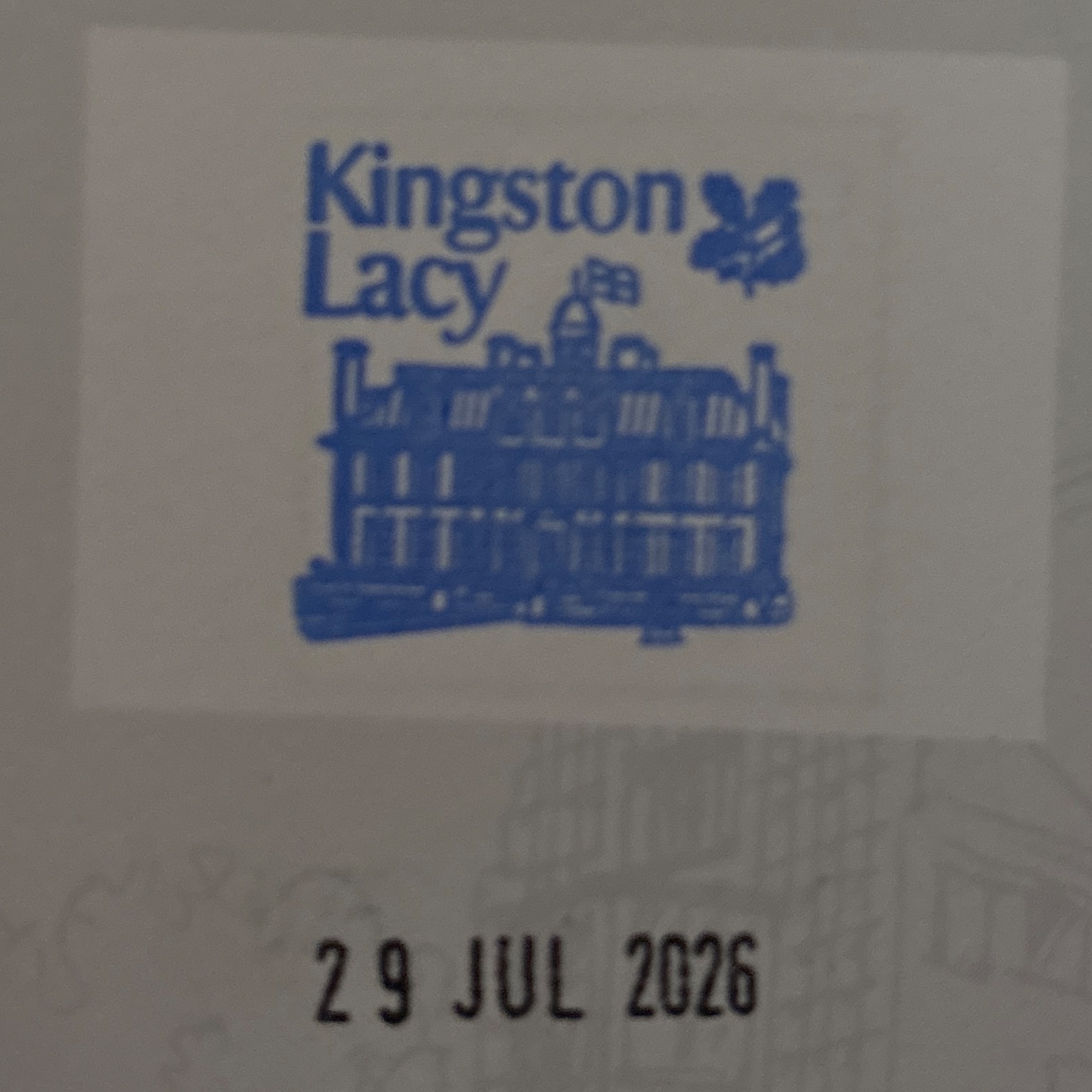 Official stamp shared by Sophie Clarke