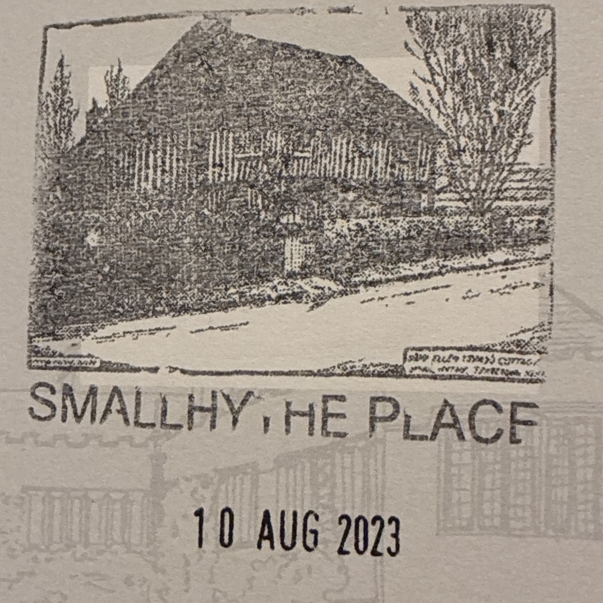Official stamp shared by Grace Reedy