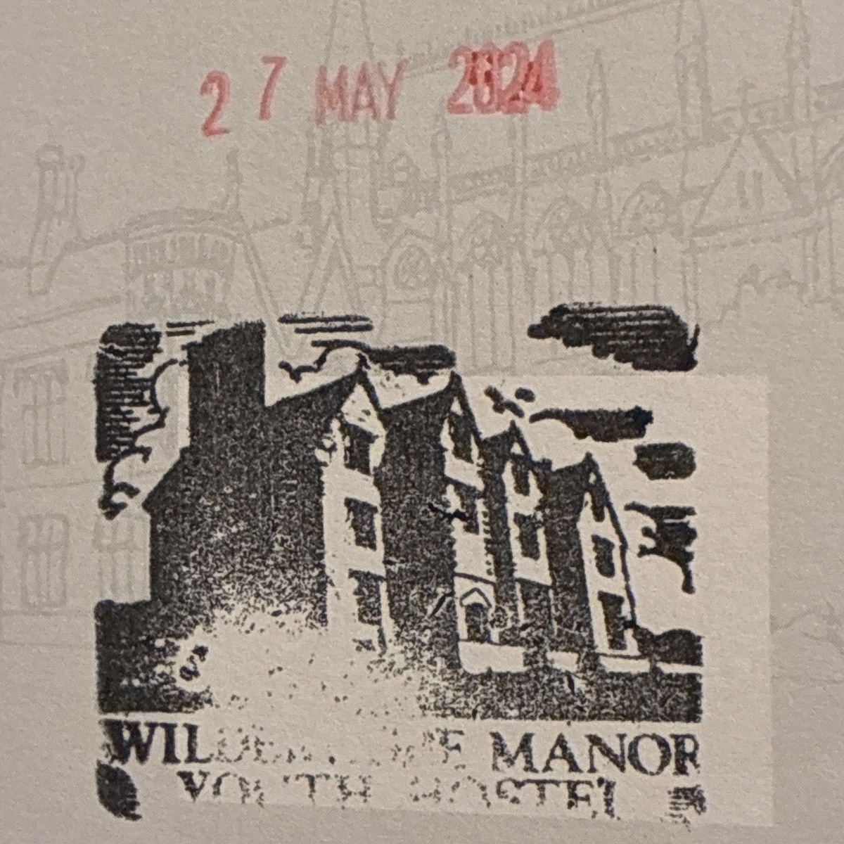 Official stamp shared by Grace Reedy