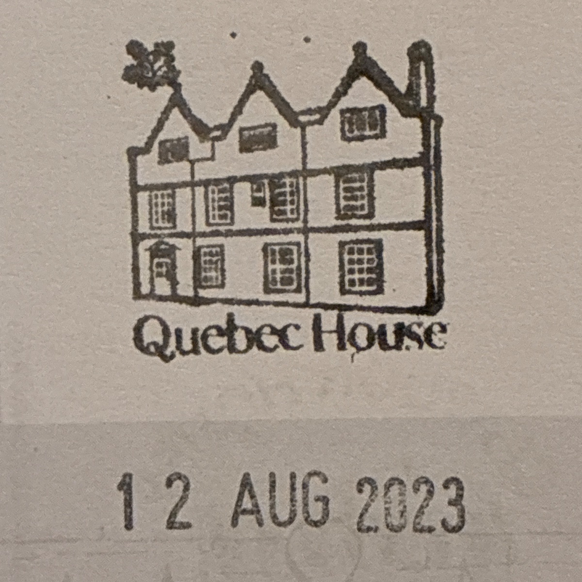 Official stamp shared by Grace Reedy