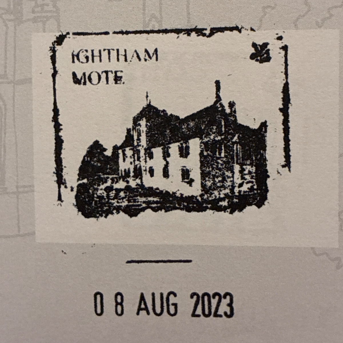 Official stamp shared by Grace Reedy