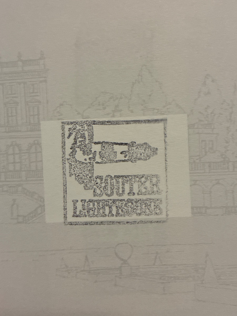 Official stamp shared by Grace Reedy