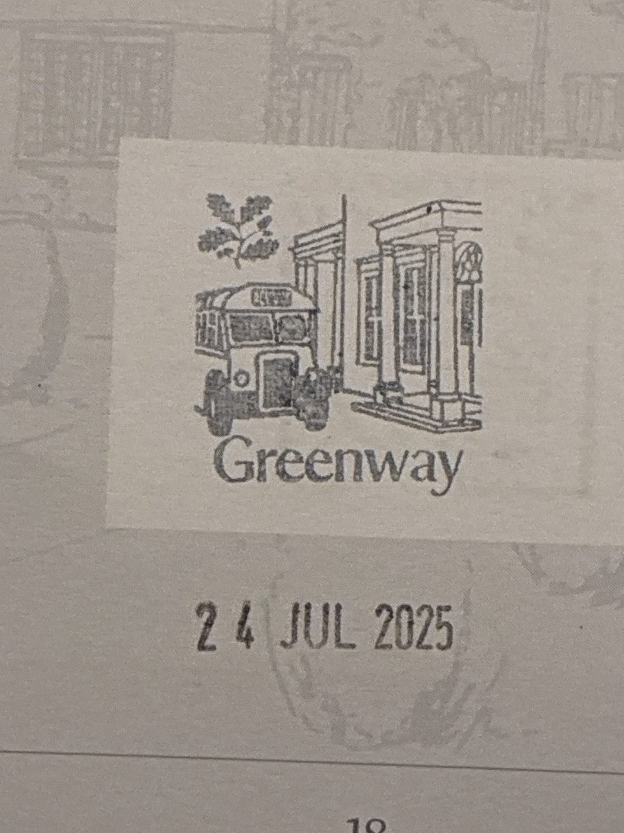 Official stamp shared by Grace Reedy