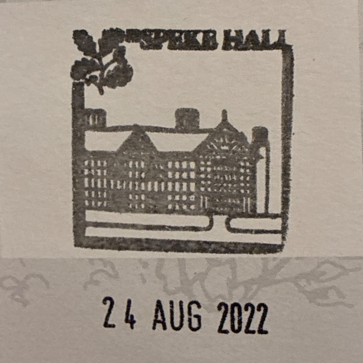 Official stamp shared by Grace Reedy