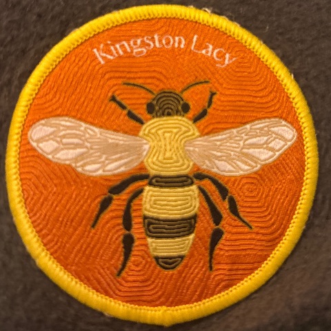 Embroidered badge at Kingston Lacy