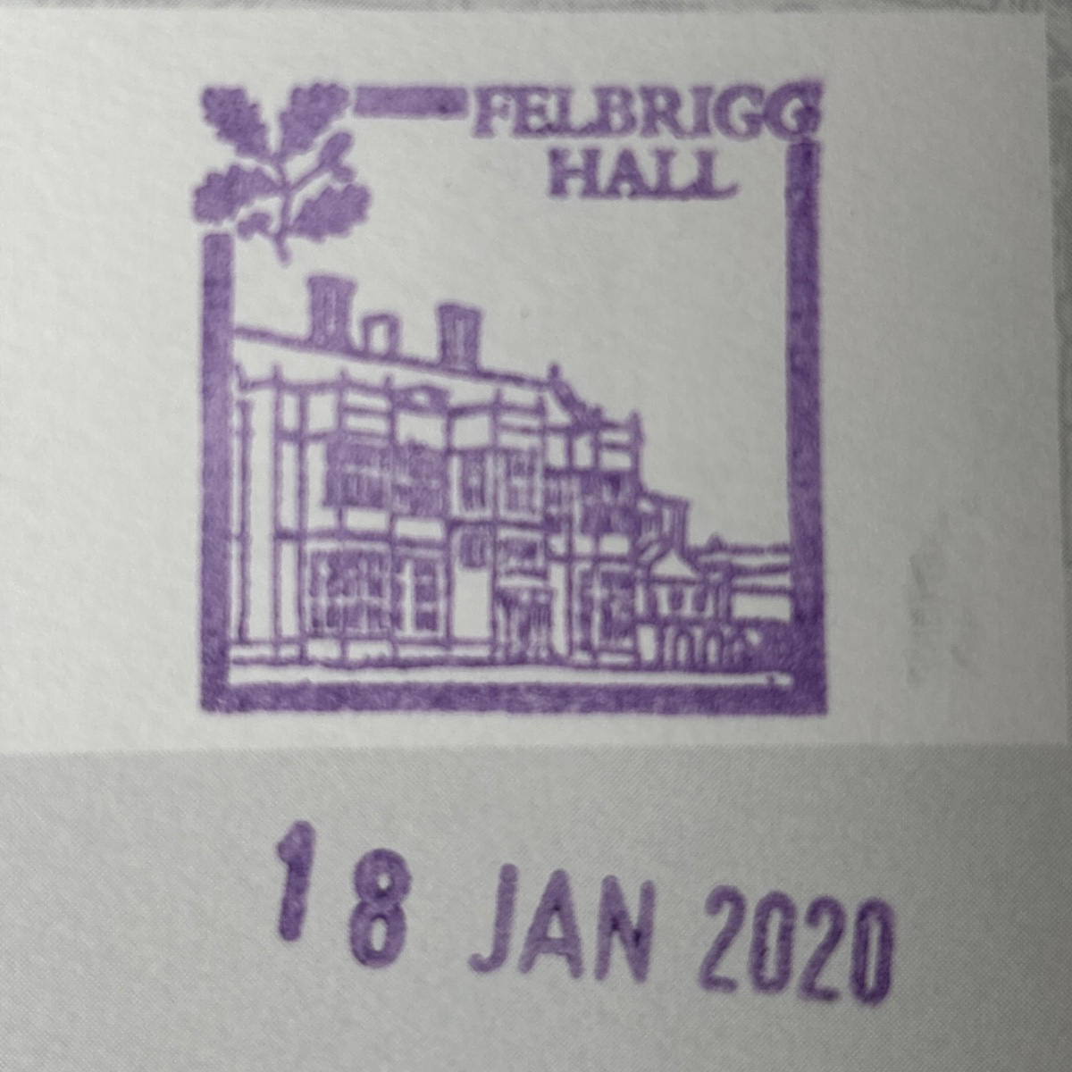 The stamp at Felbrigg Hall