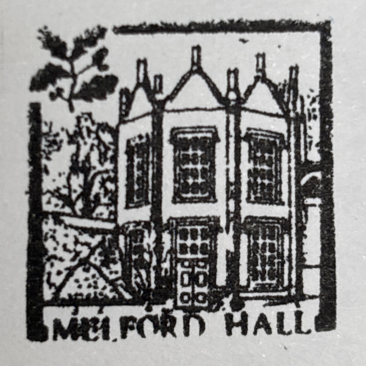 The stamp at Melford Hall