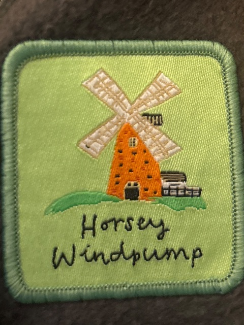 Embroidered badge at Horsey Windpump