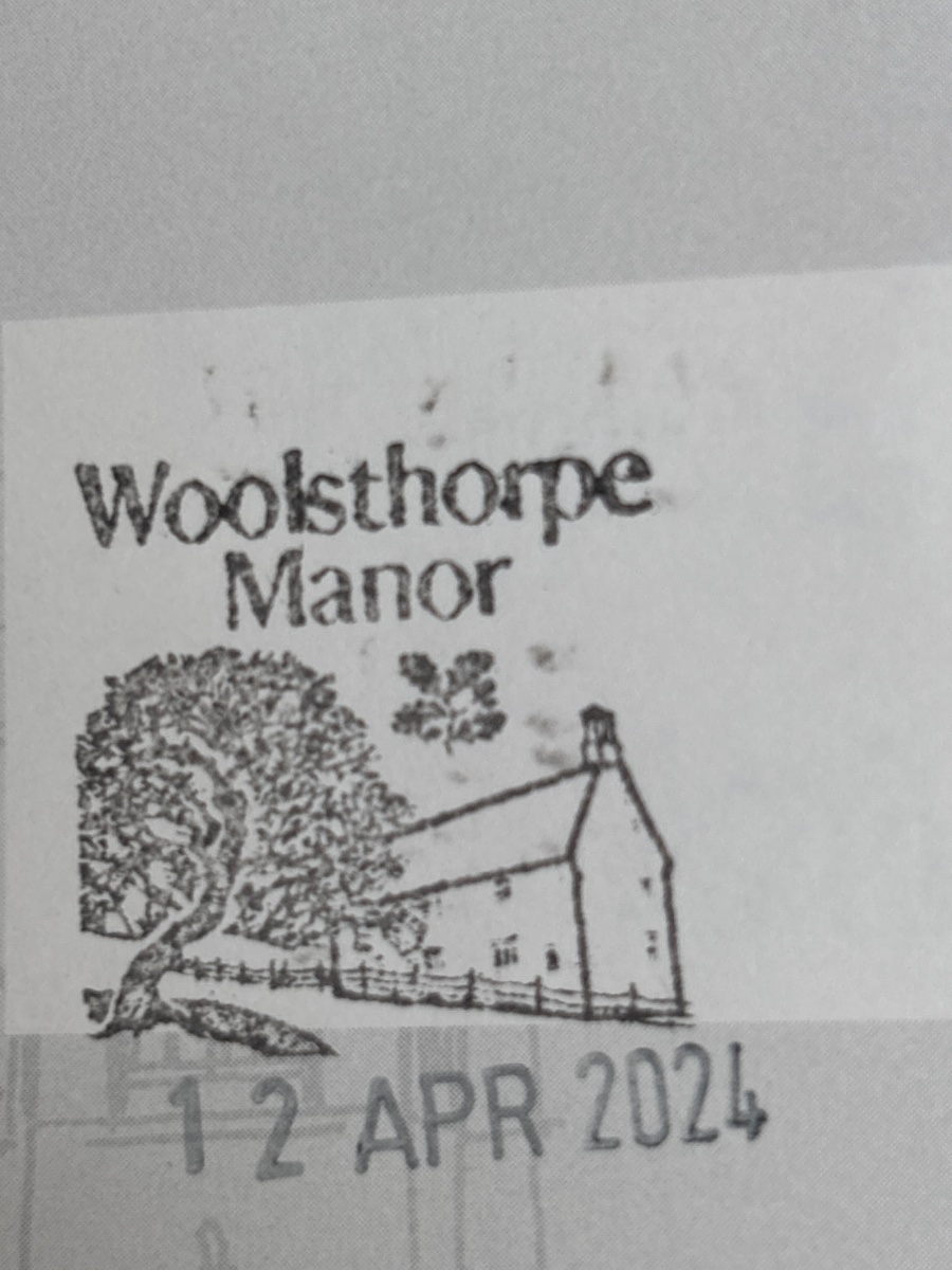 The stamp at Woolsthorpe Manor
