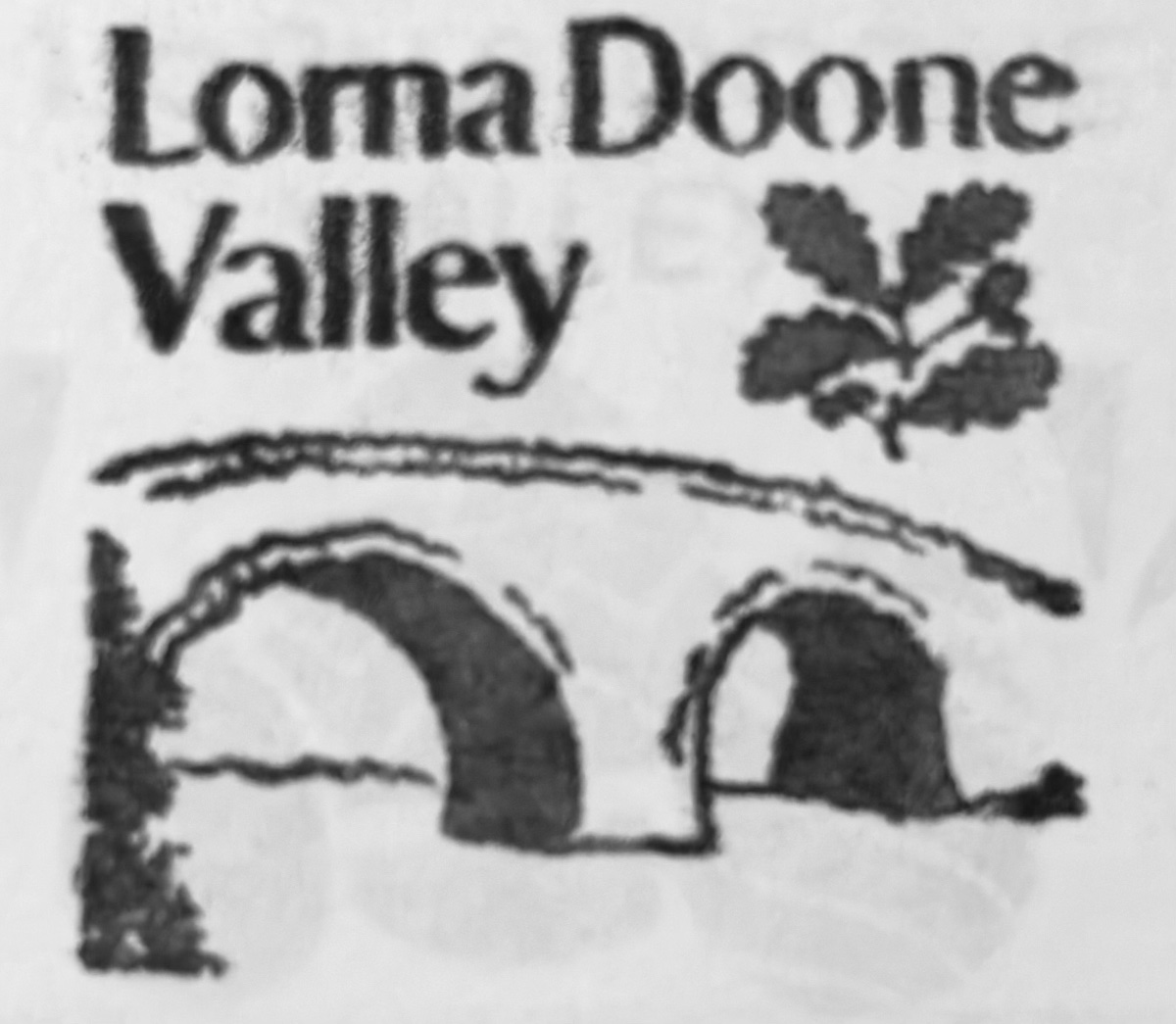 The stamp at Lorna Doone Valley