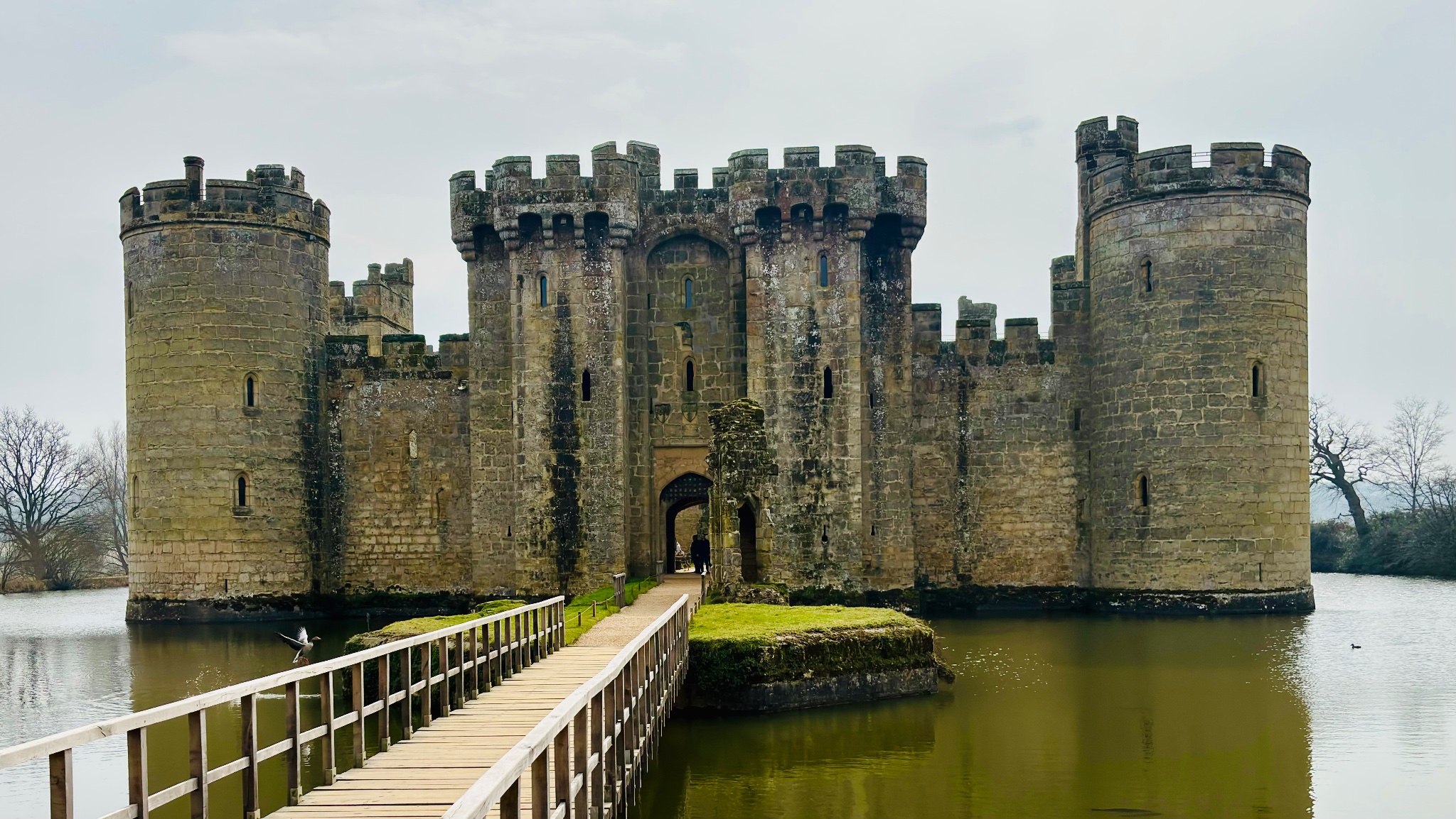 Bodiam Castle, photographed by a visitor