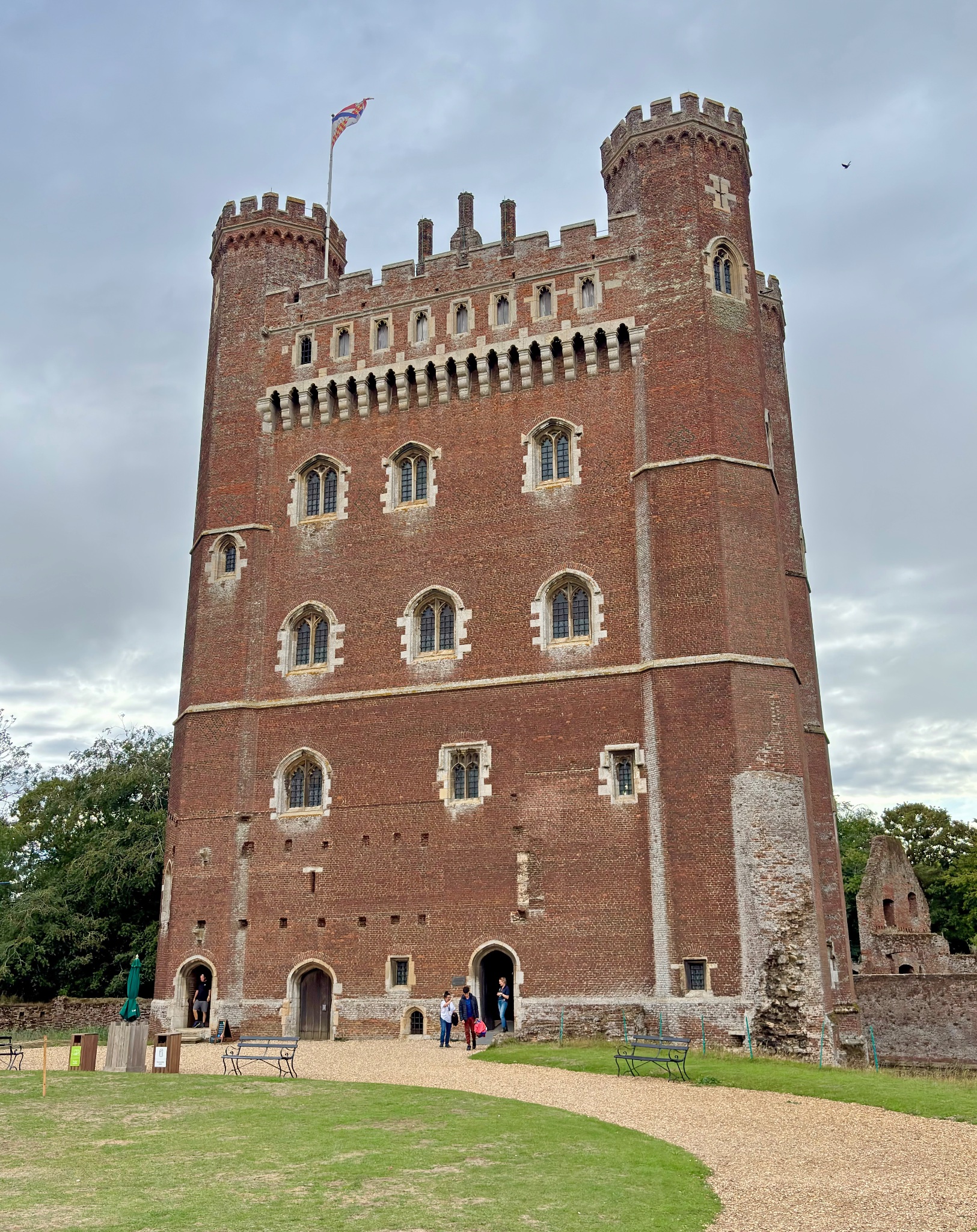 Tattershall Castle, photographed by a visitor