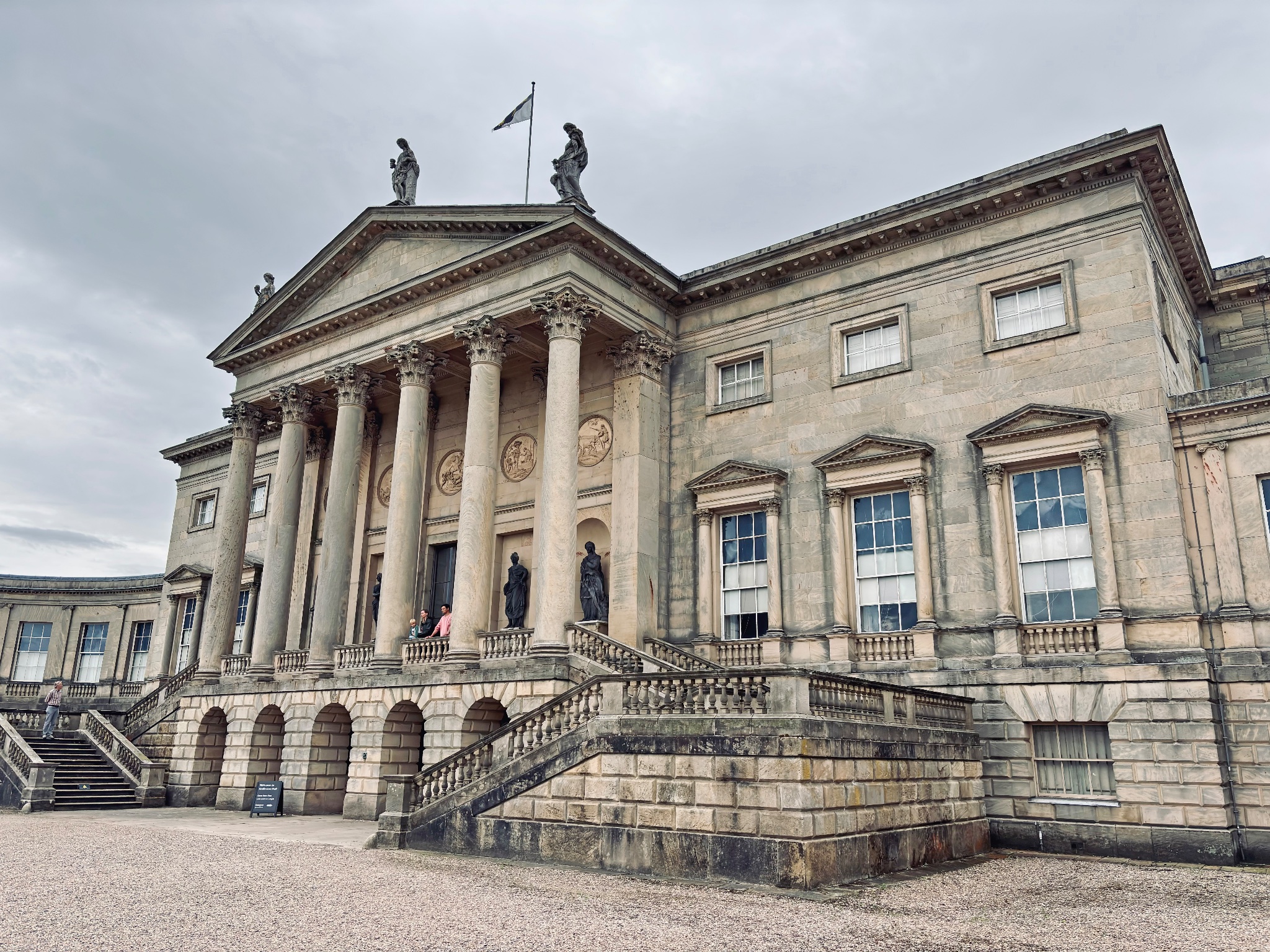 Kedleston Hall, photographed by a visitor