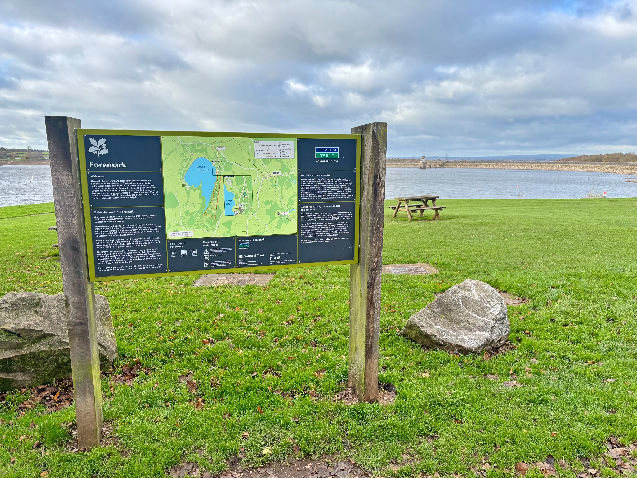 Foremark Reservoir, photographed by a visitor