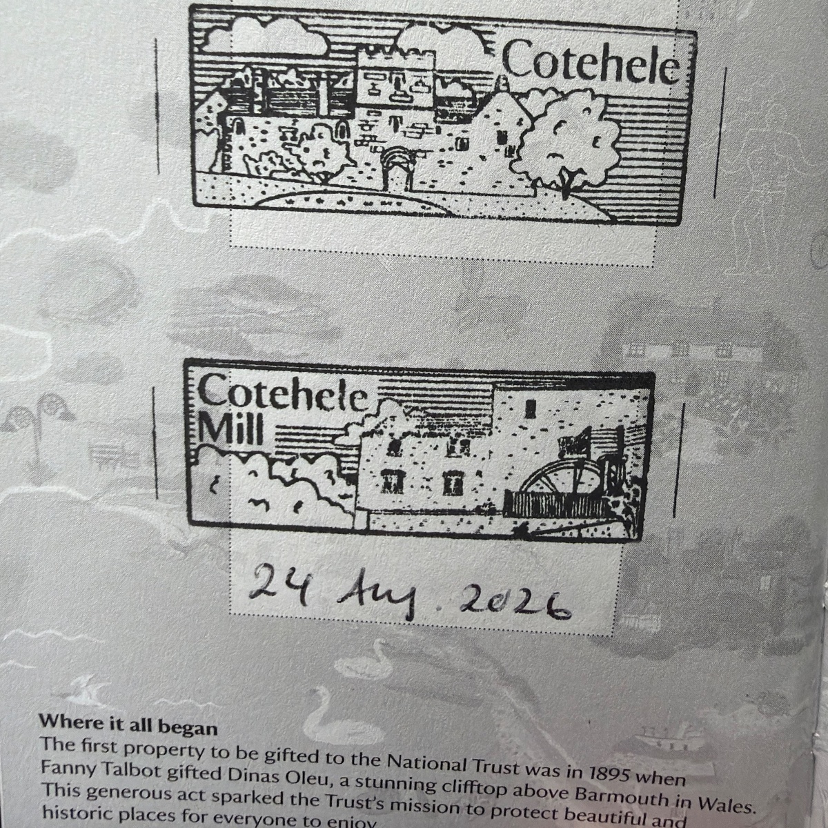 Official stamp shared by Vicki Crumpler