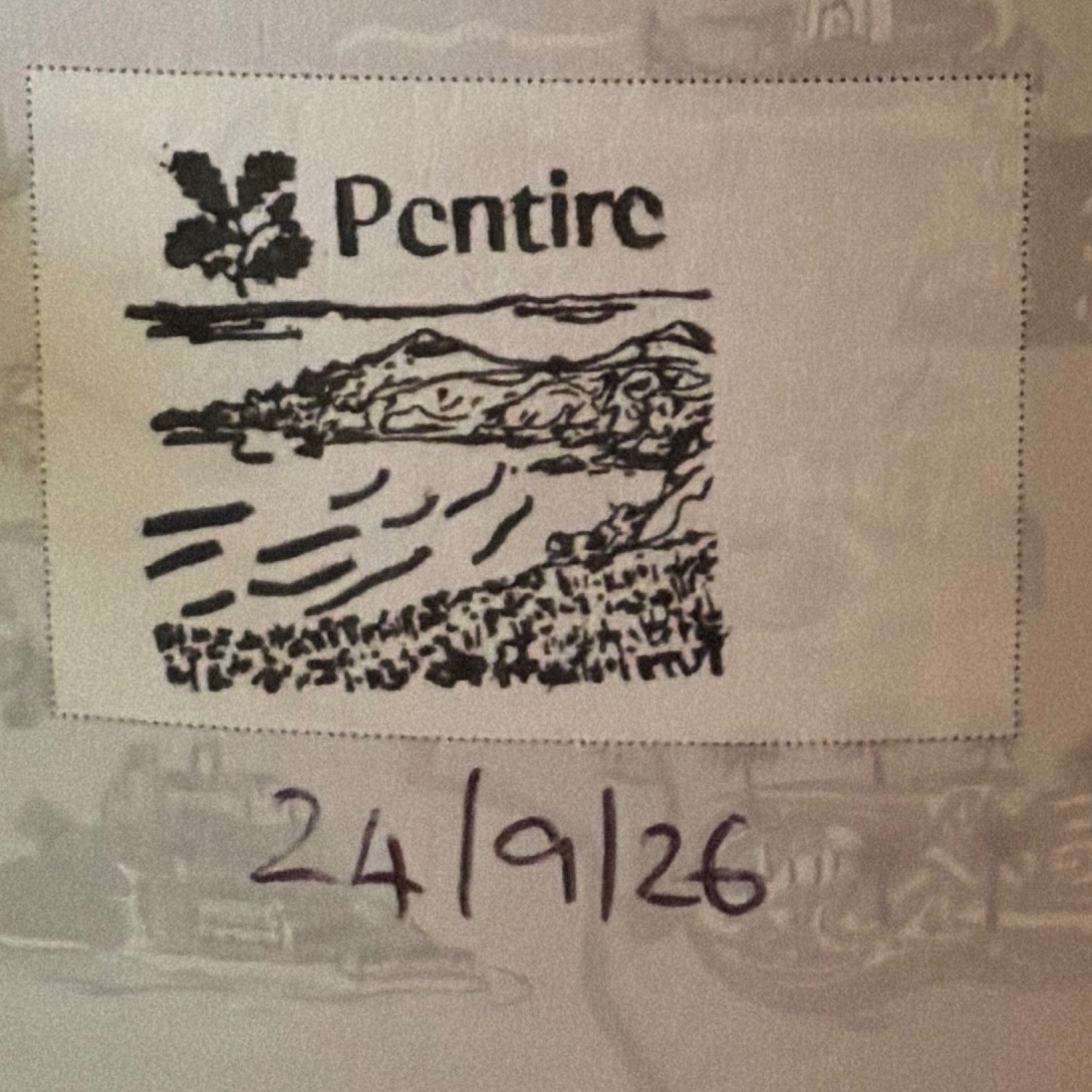 The stamp at Pentire