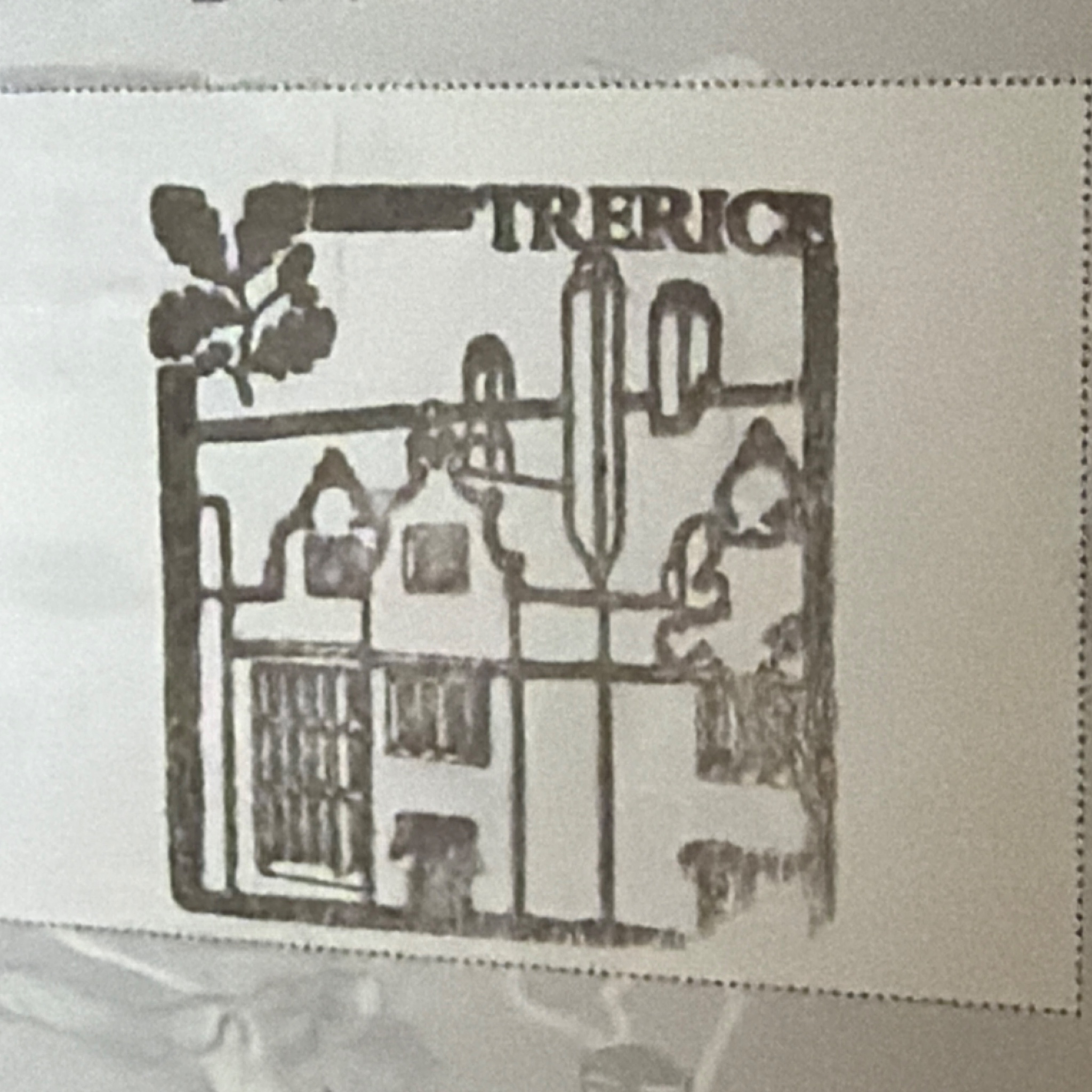 Official stamp shared by Vicki Crumpler