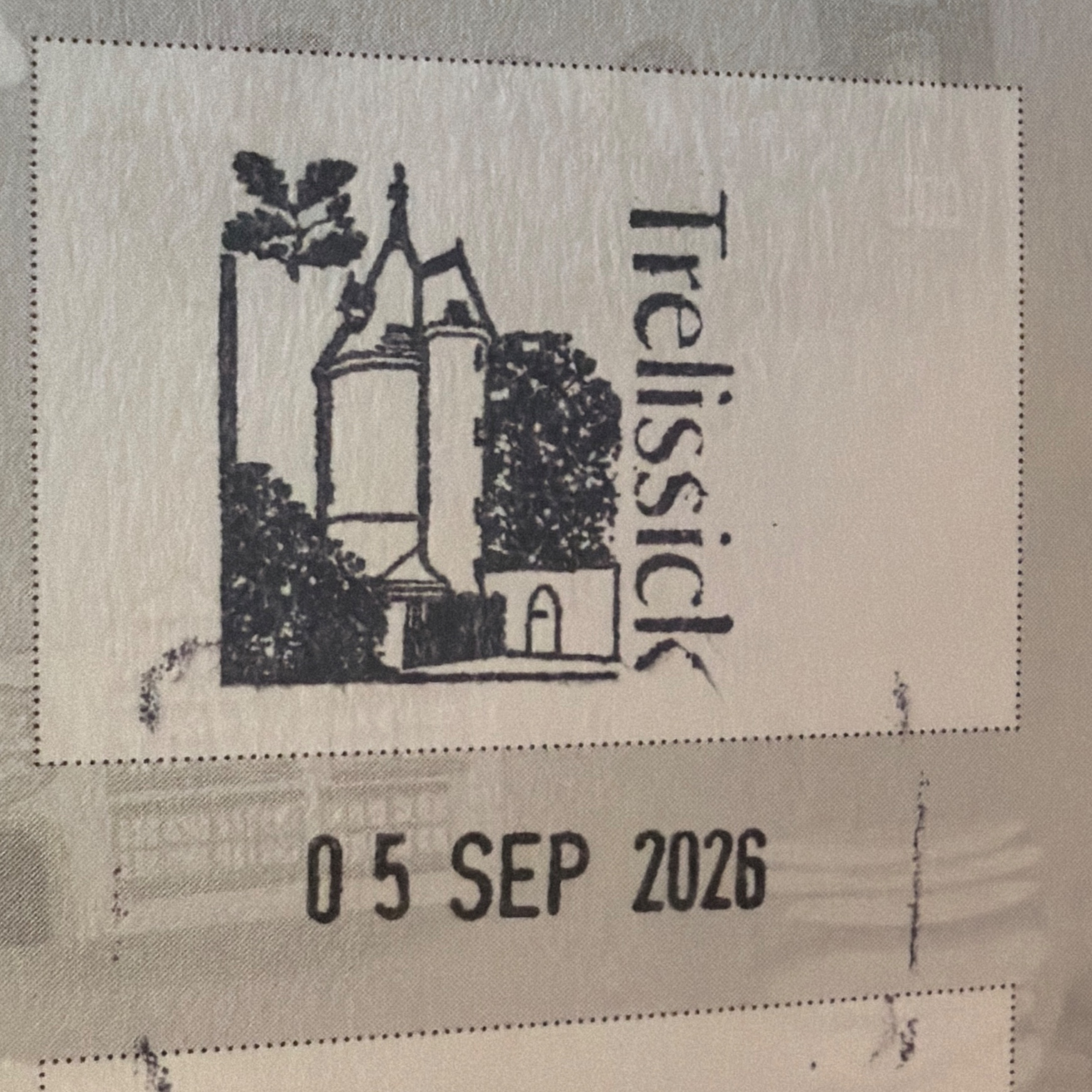 Official stamp shared by Vicki Crumpler
