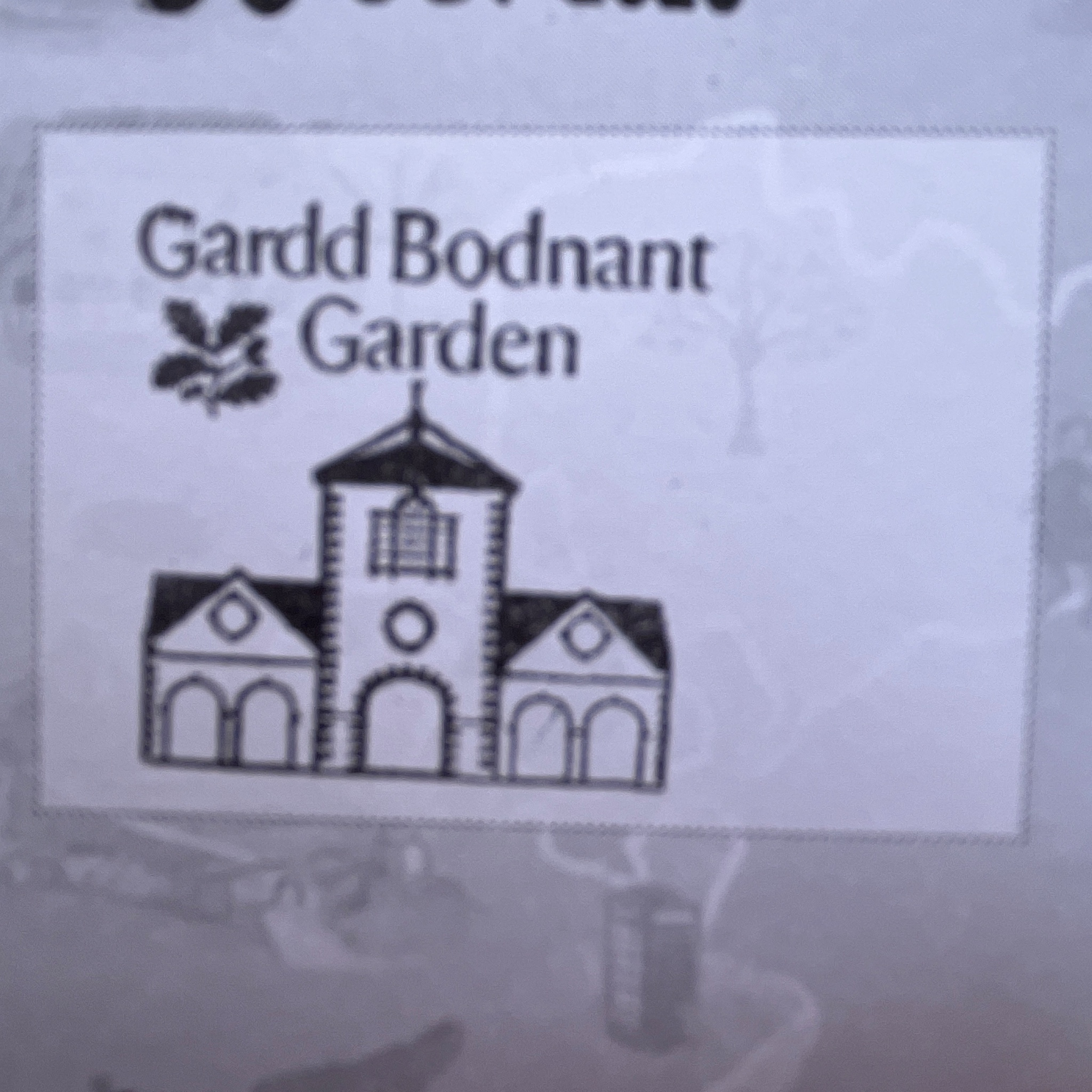 The stamp at Bodnant Garden